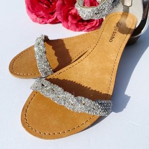 Zigi Soho Meline Womens  Silver Sandals Size 8.5